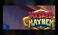 Masked Mayhem slot logo, a Push Gaming slot