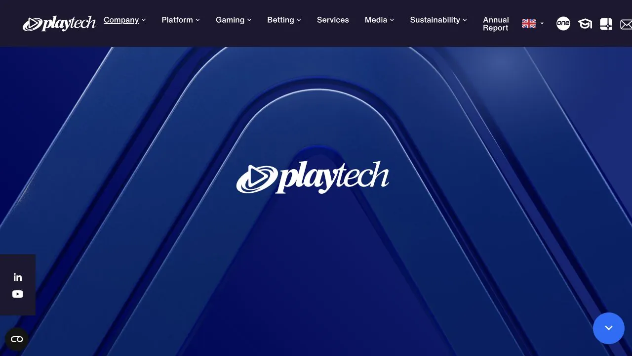 Playtech official company page for its gambling platform content and services business, checked July 2026