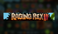 Raging Rex 3 slot logo, a Play'n GO slot