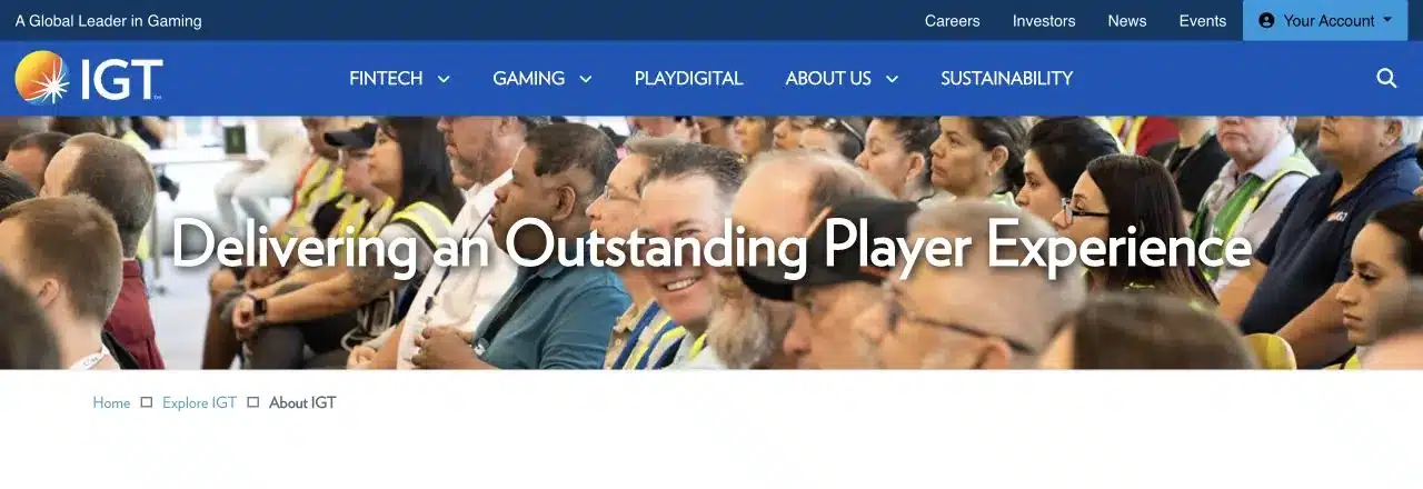 IGT official company page used for current Spielo corporate context in July 2026