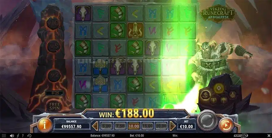 Viking Runecraft Apocalypse Ragnarok Free Spins with the multiplier tower