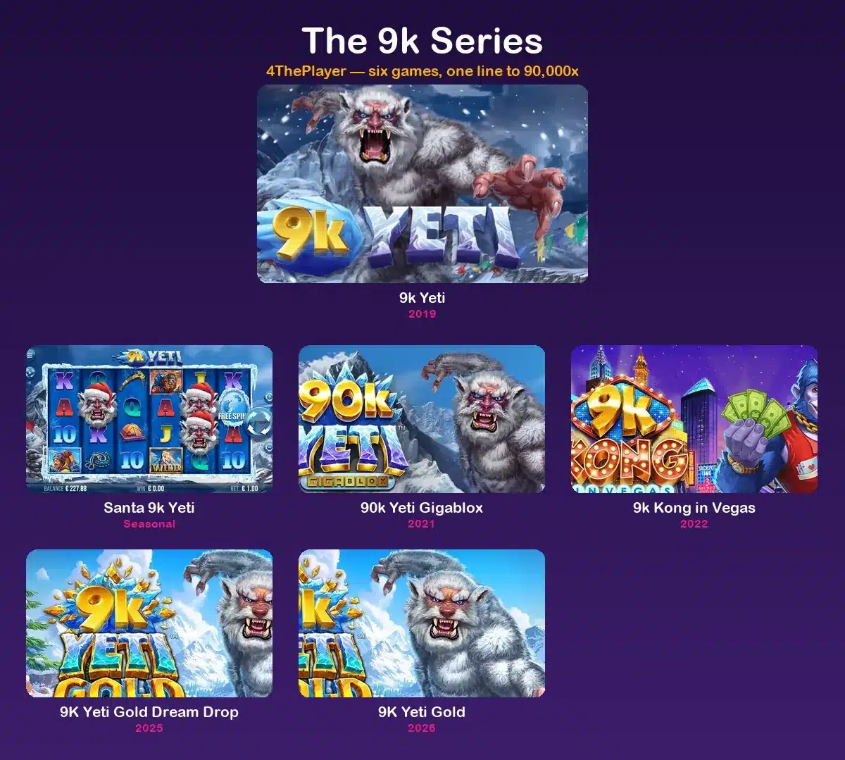 Every 9k Yeti version side by side, from the 2019 original to 9K Yeti Gold