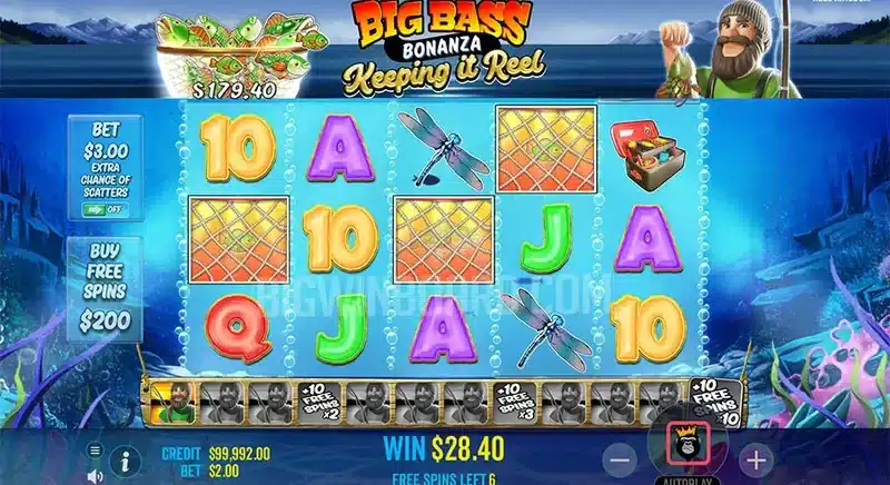 Big Bass Keeping it Reel free spins