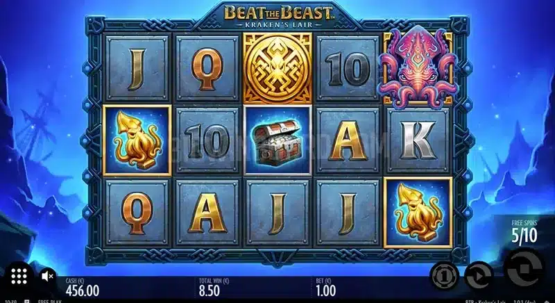 Beat the Beast Kraken's Lair bonus game