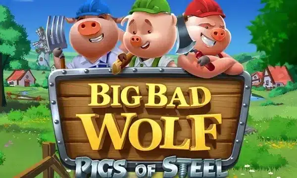 Big Bad Wolf: Pigs of Steel slot logo