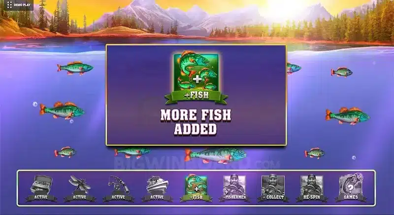 Big Catch Bass Fishing Pick a Fish bonus
