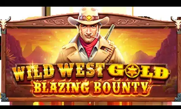 Wild West Gold Blazing Bounty slot logo