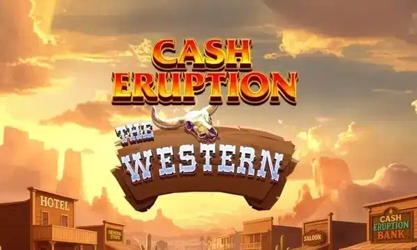 Cash Eruption The Western slot logo