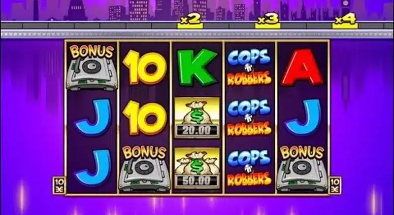 Cops 'n' Robbers Big Money base game with bonus safes