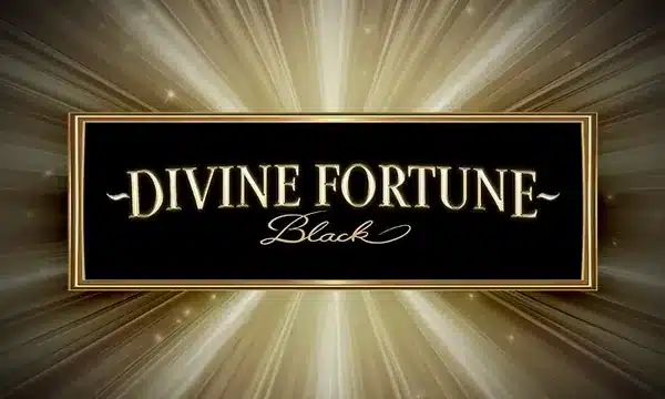 Divine Fortune Black slot logo