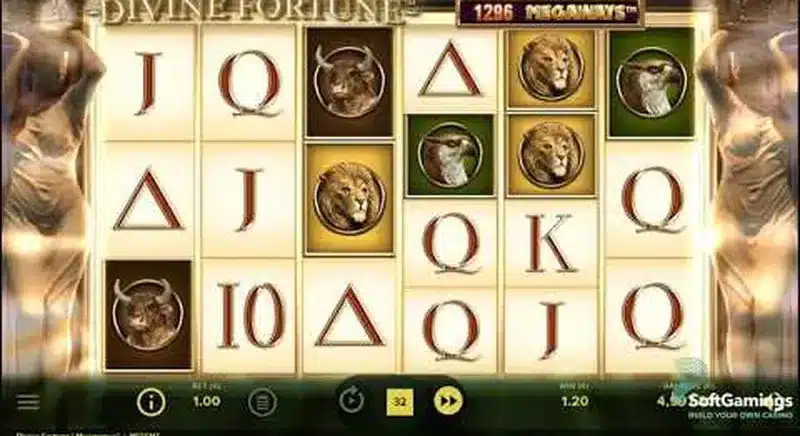 Divine Fortune Megaways gameplay