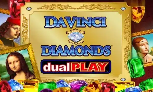 Da Vinci Diamonds Dual Play slot logo
