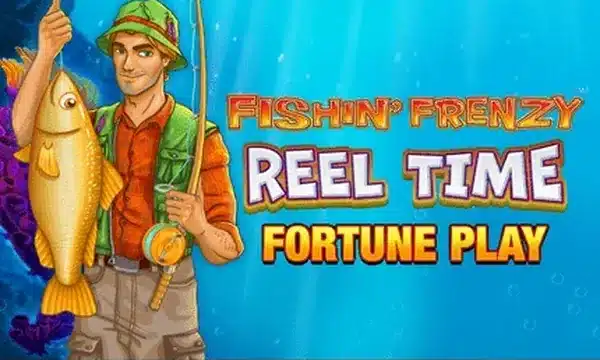 Fishin' Frenzy Reel Time Fortune Play slot logo