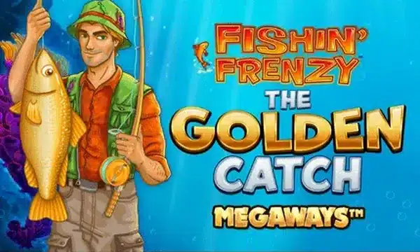 Fishin' Frenzy The Golden Catch Megaways slot logo