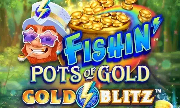Fishin' Pots of Gold Gold Blitz slot logo