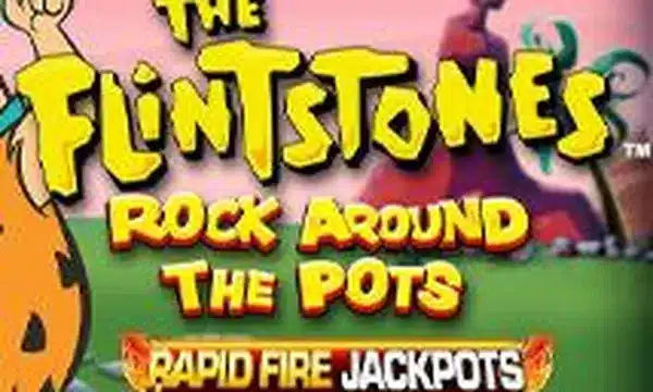 The Flintstones Rock Around The Pots slot logo
