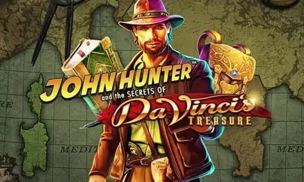 John Hunter and the Secrets of Da Vinci's Treasure slot logo