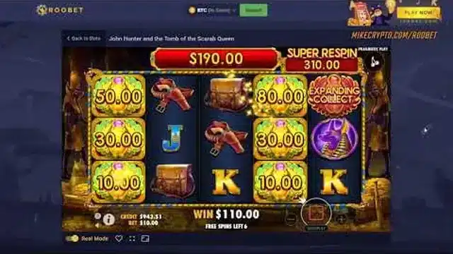 Scarab Queen big win