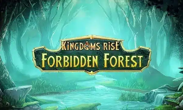 Kingdoms Rise Forbidden Forest slot logo