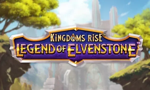 Kingdoms Rise Legend of Elvenstone slot logo