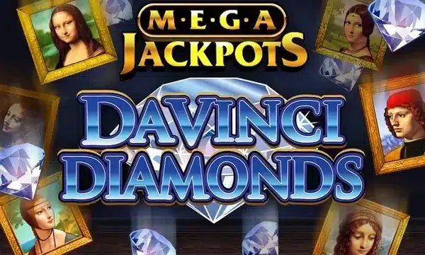 Da Vinci Diamonds MegaJackpots slot logo