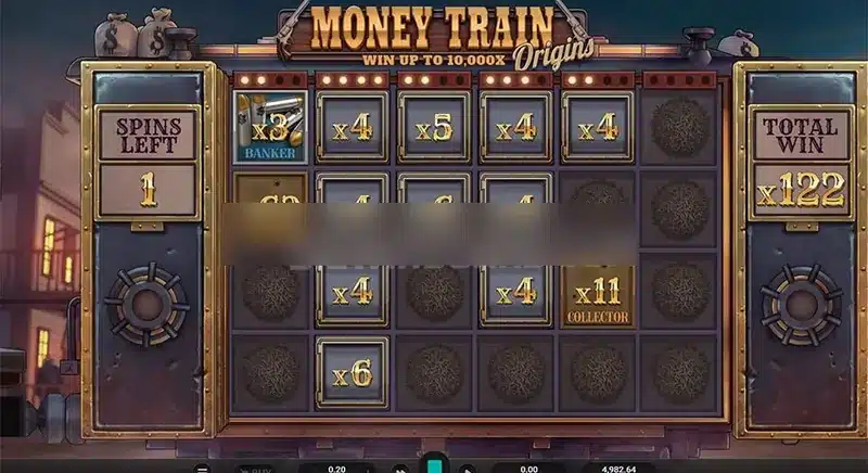 Money Train Origins Money Cart bonus round
