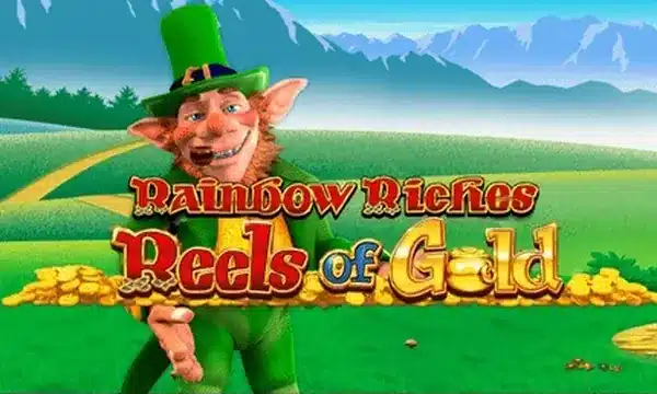 Rainbow Riches Reels of Gold slot logo