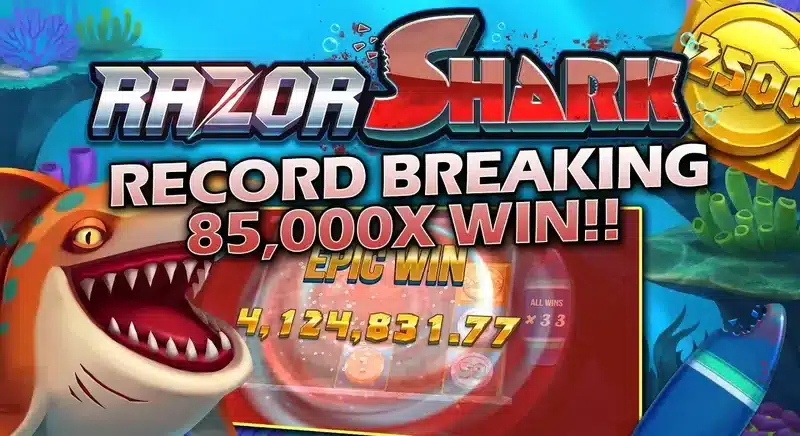Razor Shark record breaking 85,000x win