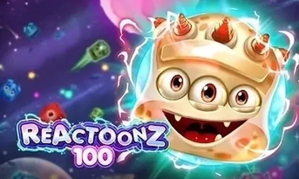 Reactoonz 100 slot logo