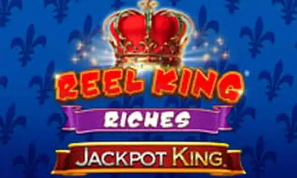 Reel King Riches Jackpot King slot logo