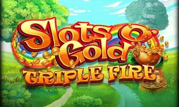 Slots O' Gold Triple Fire slot logo