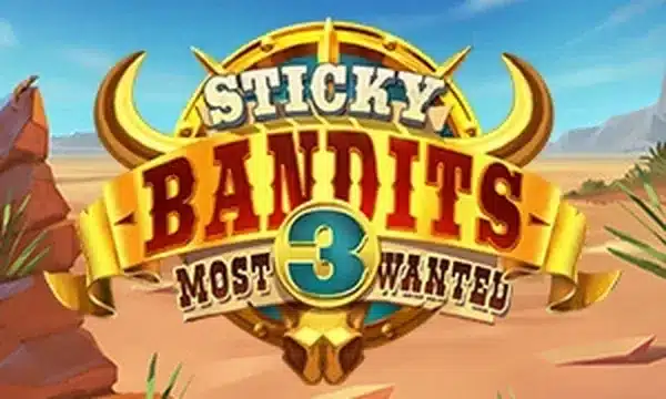 Sticky Bandits 3 Most Wanted slot logo