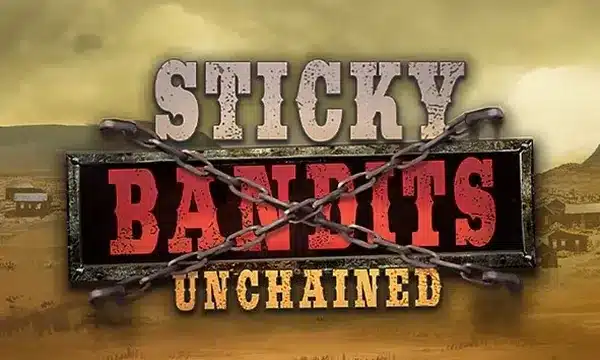 Sticky Bandits Unchained slot logo