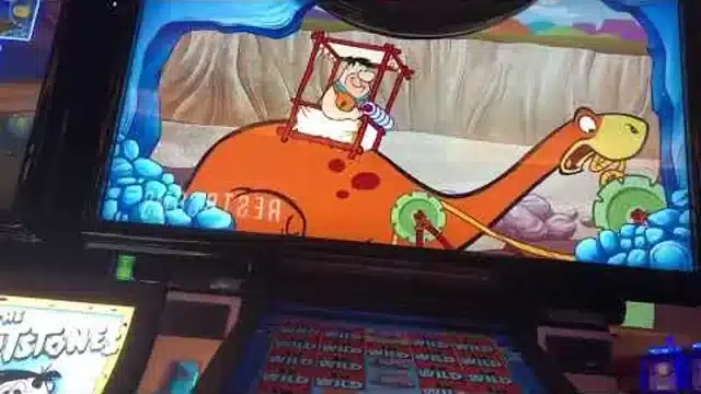 Flintstones max-bet bonus win
