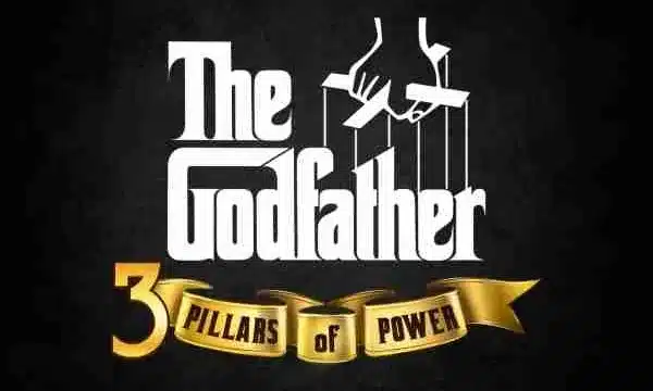 The Godfather 3 Pillars of Power slot logo