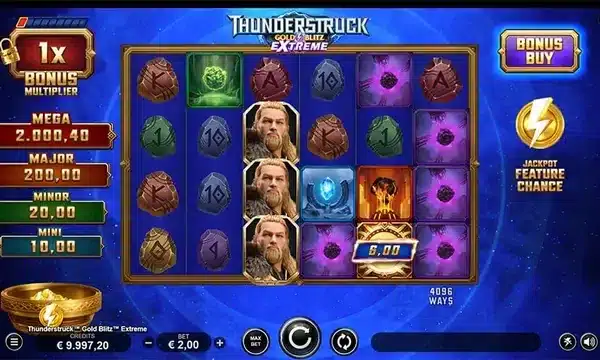 Thunderstruck Gold Blitz Extreme slot logo