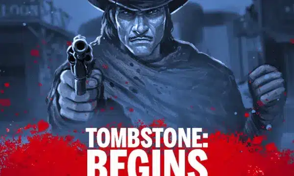 Tombstone Begins slot logo