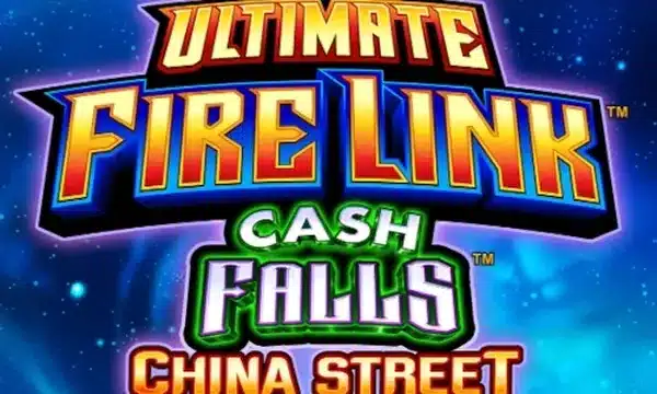 Ultimate Fire Link Cash Falls China Street slot logo