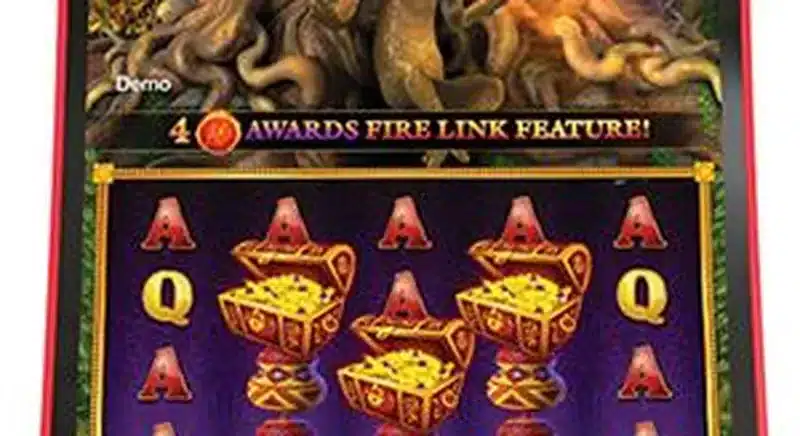 Ultimate Fire Link Explosion physical cabinet with jackpot ladder