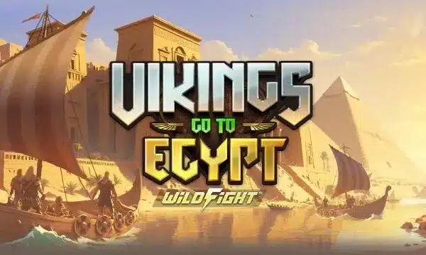 Vikings Go To Egypt Wild Fight slot logo